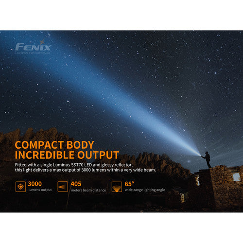 Fenix Flashlight PD40R V2 Rechargeable LED Flashlight