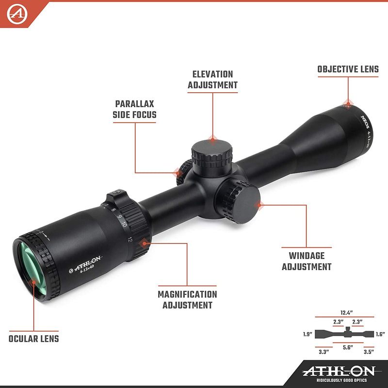 Athlon Optics Neos 4-12x40 Second Focal Plane Riflescope