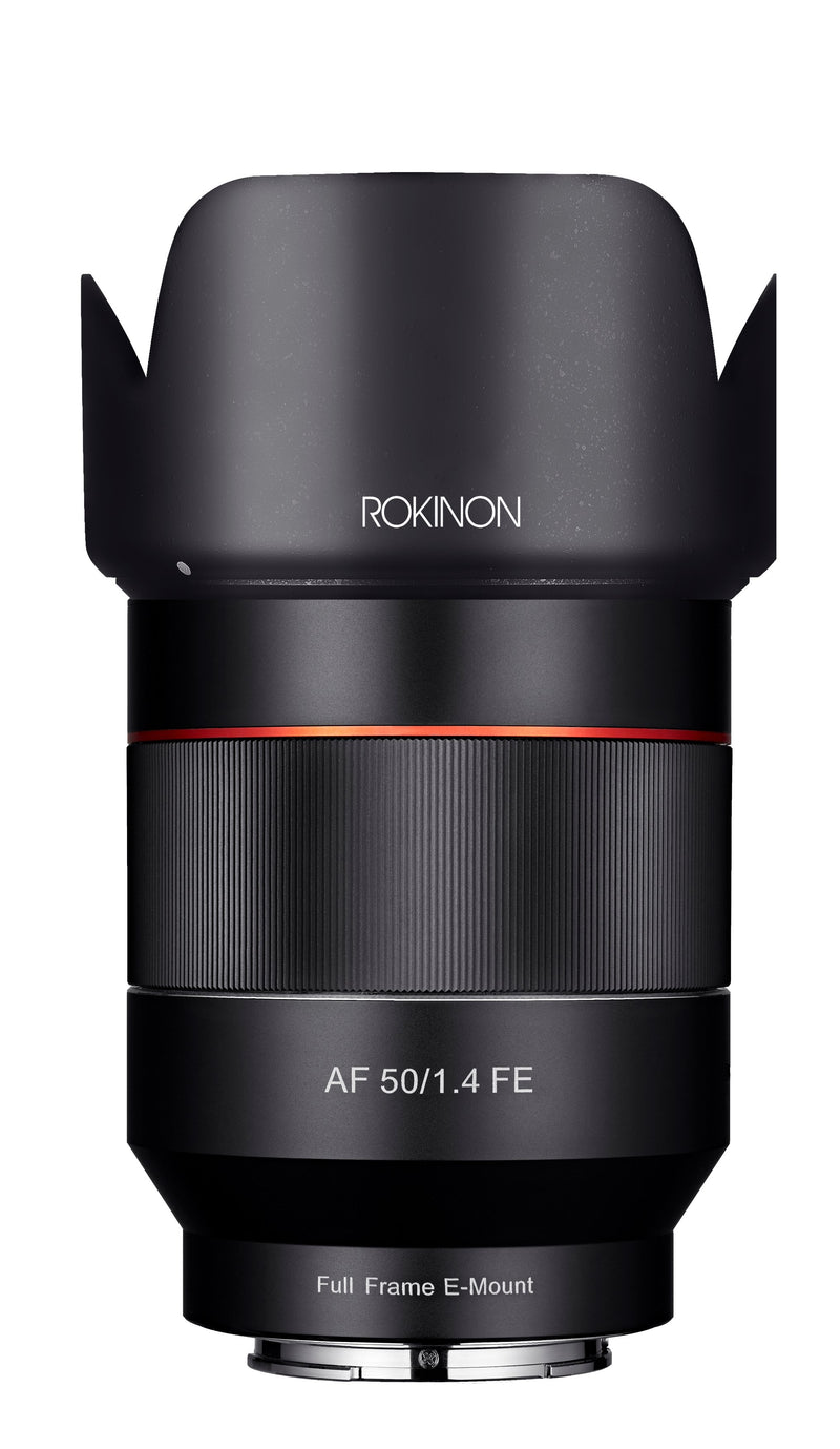 Rokinon 14, 50mm Auto Focus Lens Bundle with Lens Station (Sony E)