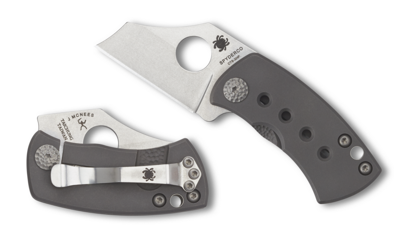 Spyderco McBee Frame Lock Knife Titanium (1.5" Stonewash) C236TIP McNees