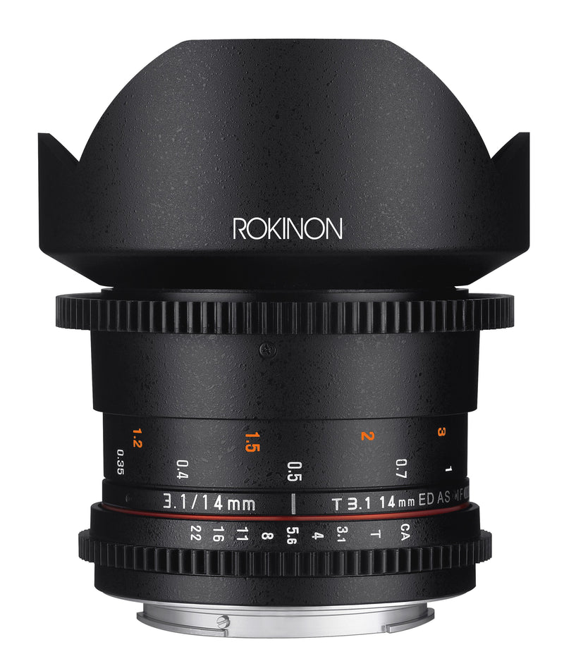 Rokinon 14mm T3.1 Full Frame Ultra Wide Angle Cine DS