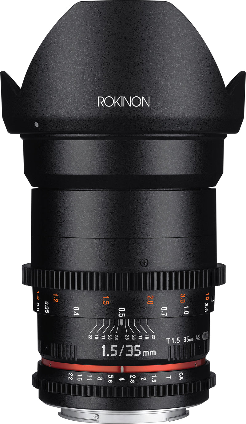 Rokinon 35mm T1.5 Full Frame Wide Angle Cine DS