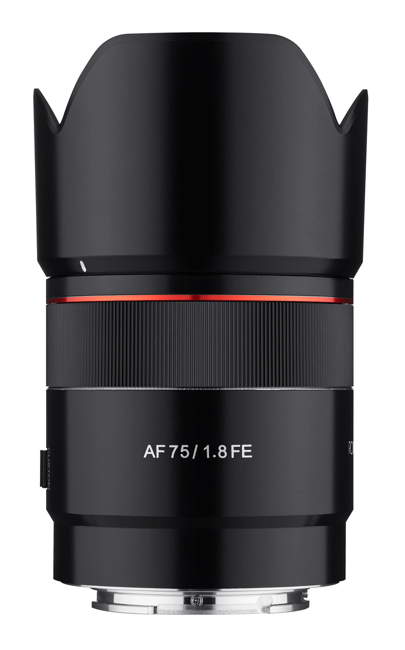 Rokinon 75mm F1.8 AF Compact Full Frame Telephoto with Lens Station (Sony E)