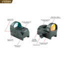 Crimson Trace CTS-1300 Compact Open Reflex Red Dot Sight for Rifles & Shotguns