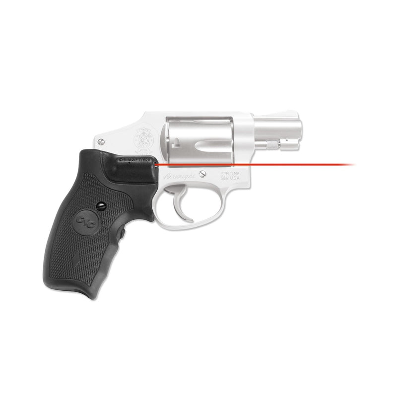 Crimson Trace LG-305 Red LASERGRIPS® for Smith & Wesson J-Frame Round Butt (Extended Grip)