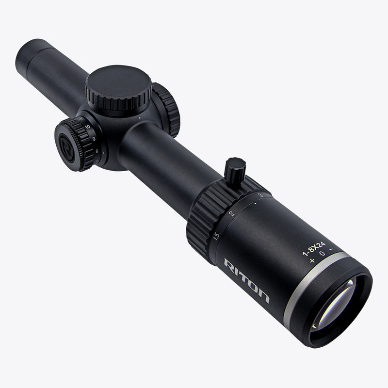 Riton Optics 1-8x24 X3 Tactix Riflescope (OT Reticle, Black)
