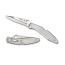 Spyderco Police Stainless Steel Folding Knife C07PS (4.125" Satin Serr)