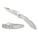 Spyderco Police Stainless Steel Lockback Knife (4.125" Satin) C07P