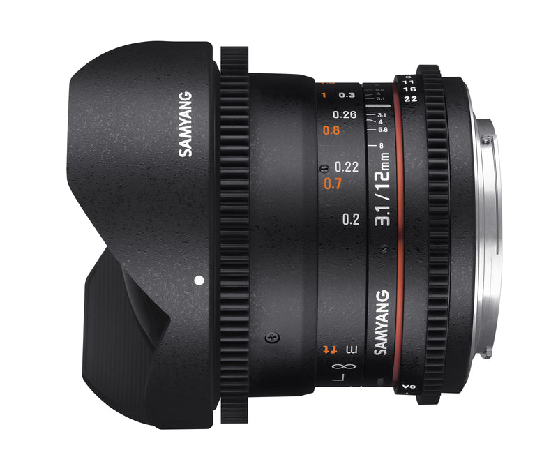 Samyang 12mm T3.1 Full Frame Fisheye