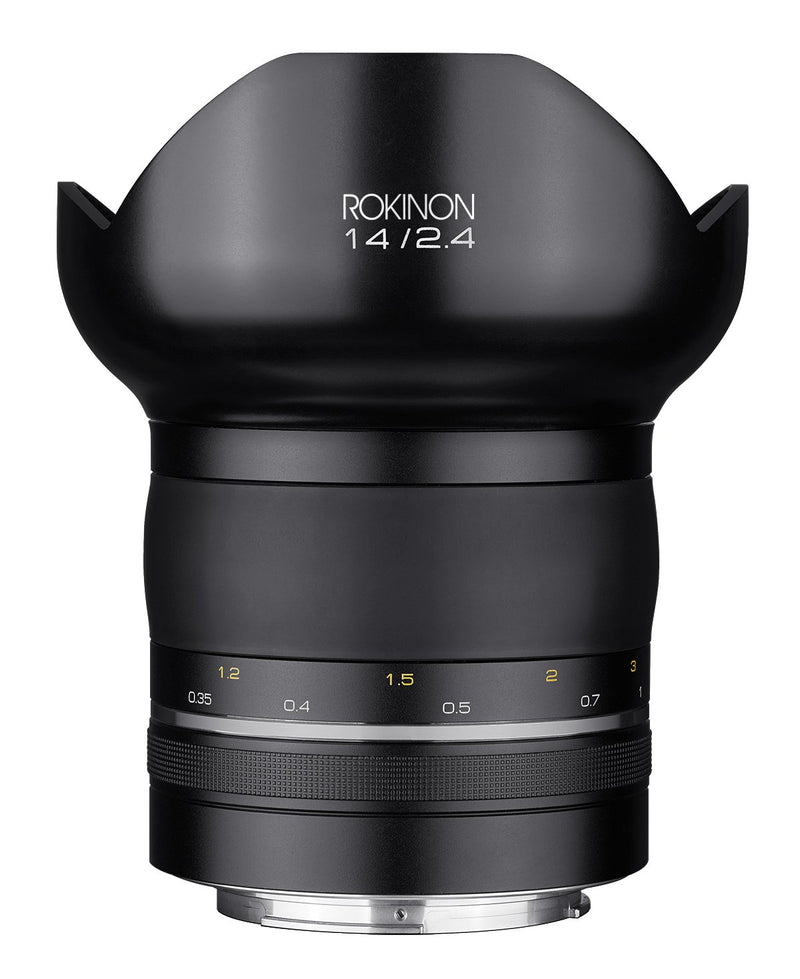 Rokinon 14mm F2.4 SP Ultra Wide Angle (Canon EF with Automatic Chip)