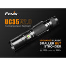 Fenix Flashlight UC35 V2.0 Rechargeable LED Flashlight - 1,000 Lumens