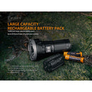 Fenix Flashlight LR40R Ultra-Compact 12,000 Lumen Rechargeable Flashlight