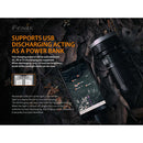 Fenix Flashlight LR40R Ultra-Compact 12,000 Lumen Rechargeable Flashlight