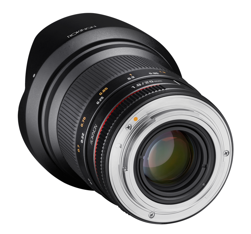 Rokinon 20mm F1.8 Full Frame Wide Angle