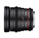 Rokinon 20mm T1.9 Full Frame Wide Angle Cine DS