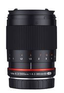 Rokinon 300mm F6.3 Catadioptric Compact Telephoto for Mirrorless Cameras