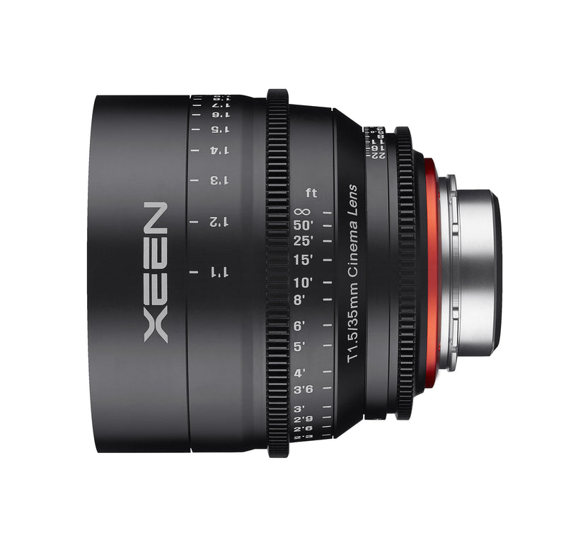 XEEN 16, 35, 50, 85mm Pro Cinema Lens Bundle