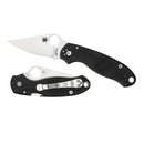 Spyderco Para 3 Compression Lock Knife Black G10 (3" Satin) C223GP