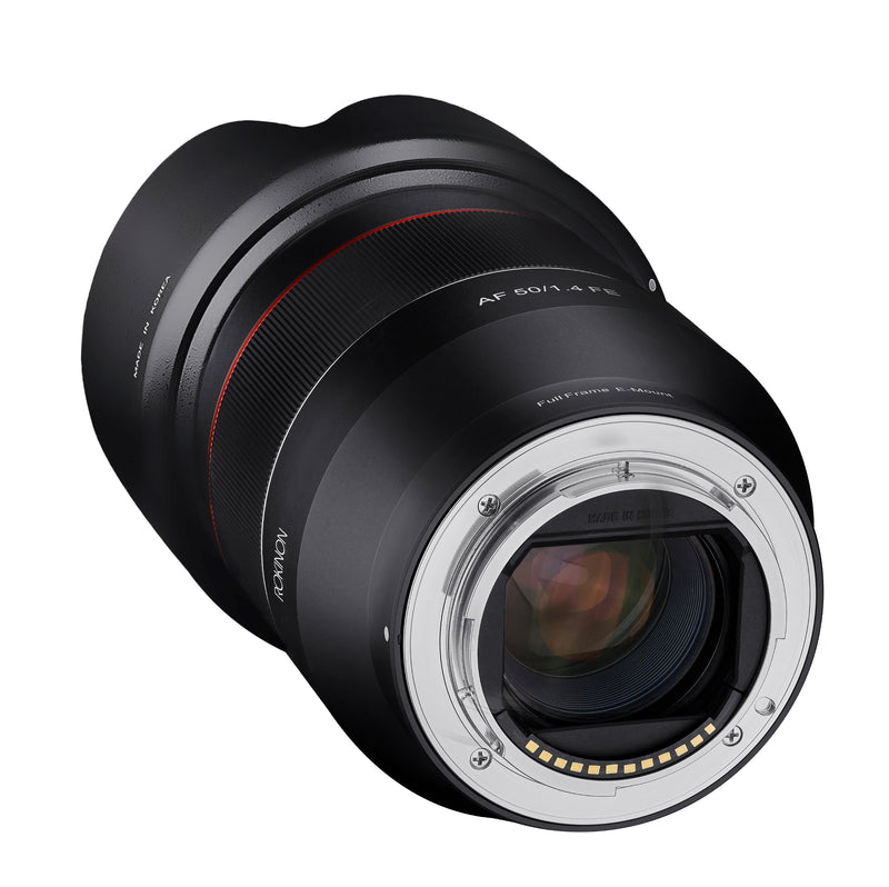 Rokinon 14, 50mm Auto Focus Lens Bundle with Lens Station (Sony E)
