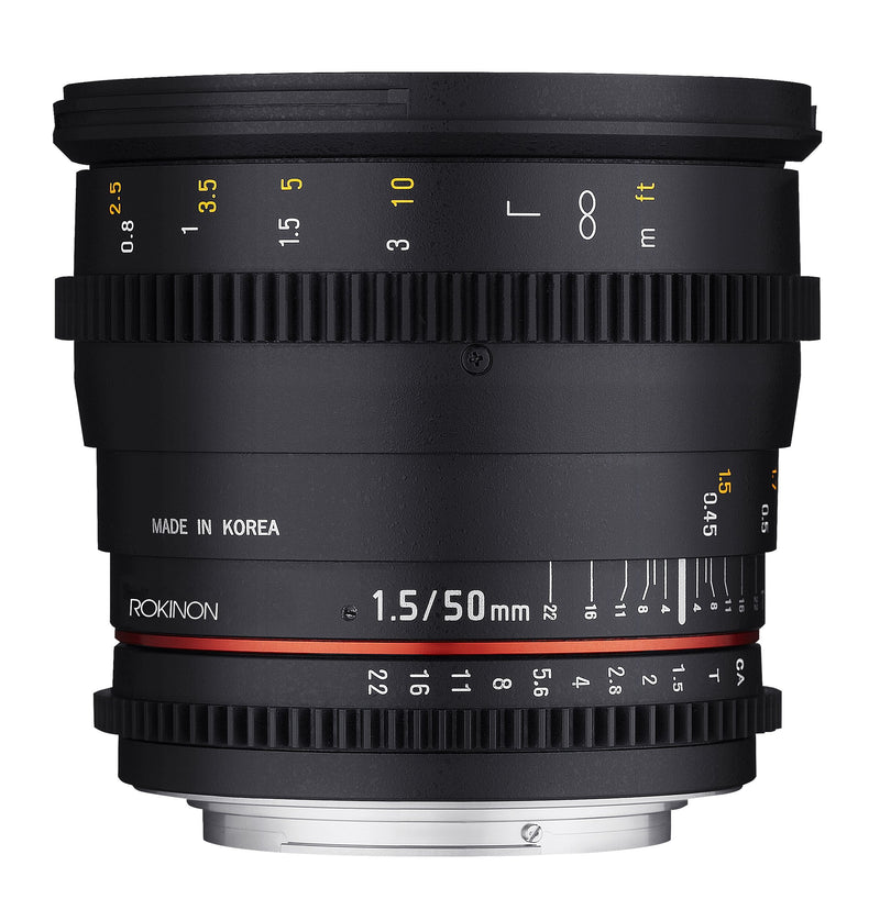 Rokinon 50mm T1.5 Full Frame Cine DS