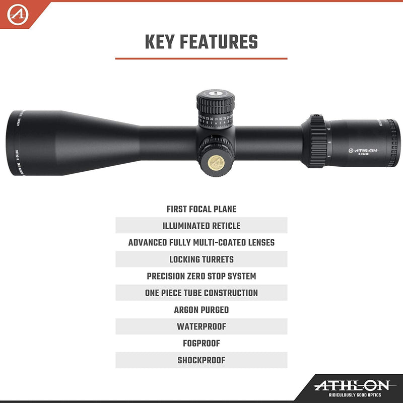 Athlon Optics Helos BTR GEN2 6-24x56 Riflescope