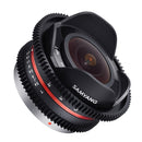 Samyang 7.5mm T3.8 Compact Fisheye (MFT)