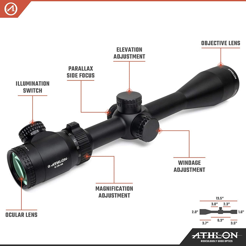 Athlon Optics Neos 6-18x44 Second Focal Plane Riflescope