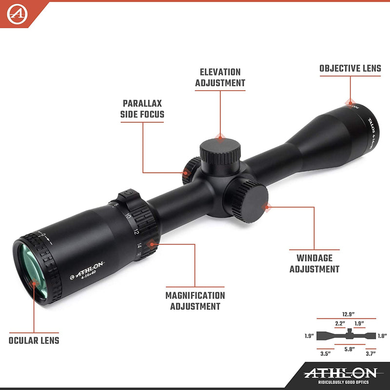 Athlon Optics Talos 4-16x40 Second Focal Plane Riflescope