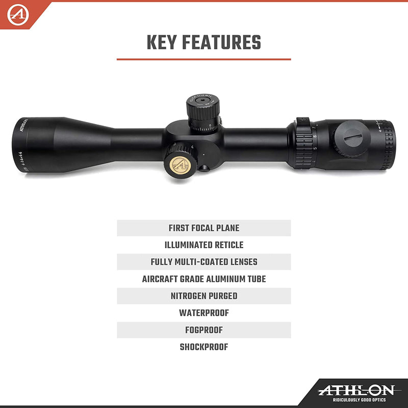 Athlon Optics Talos BTR 4-14x44 First Focal Plane Riflescope - APLR2 FFP IR MIL