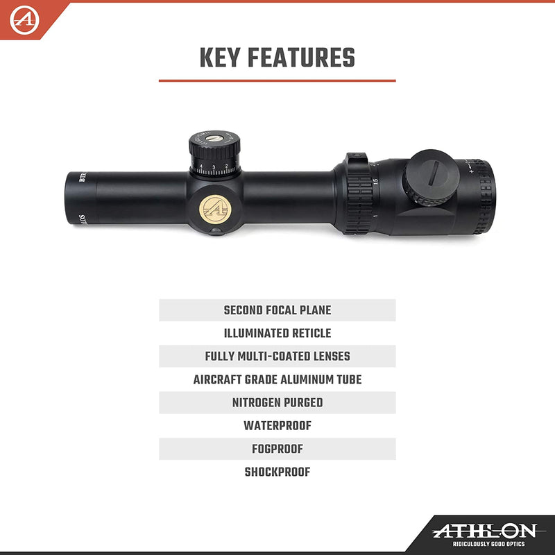 Athlon Optics Talos BTR 1-4x24 Direct Dial Fixed Riflescope
