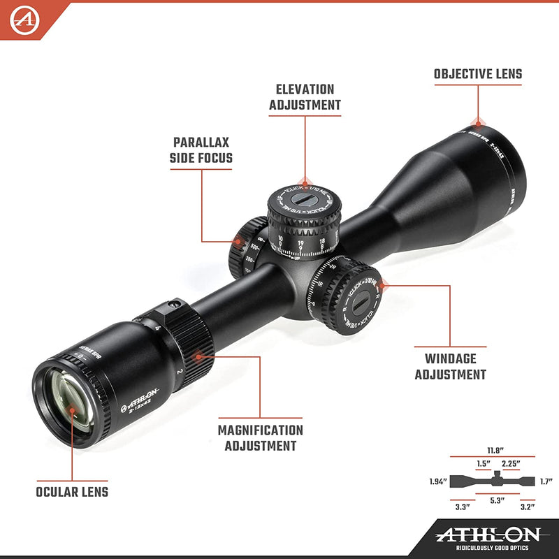 Athlon Optics Heras SPR 2-12x42 AAGR1 Riflescope