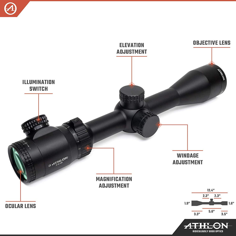 Athlon Optics Neos 3-9x40 Second Focal Plane Riflescope