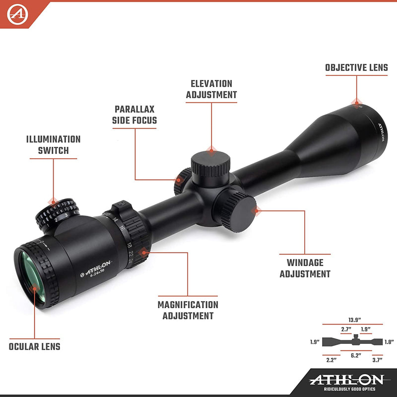 Athlon Optics Talos 6-24x50 Second Focal Plane Riflescope