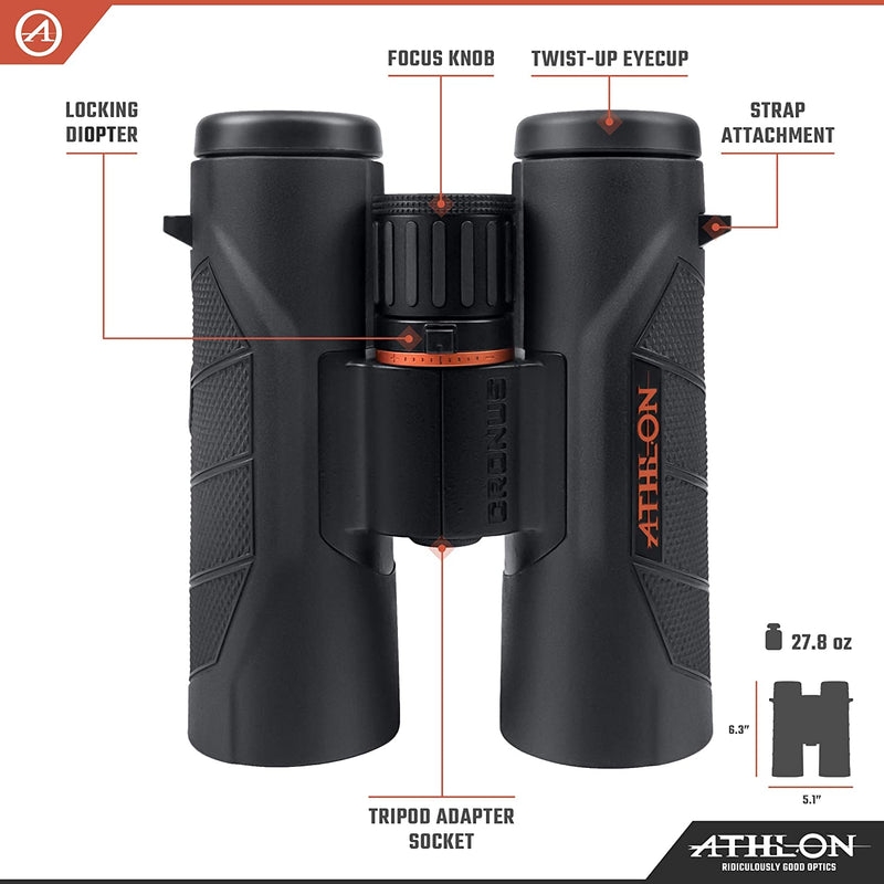 Athlon Optics Cronus G2 10x42mm Roof Prism UHD Binoculars