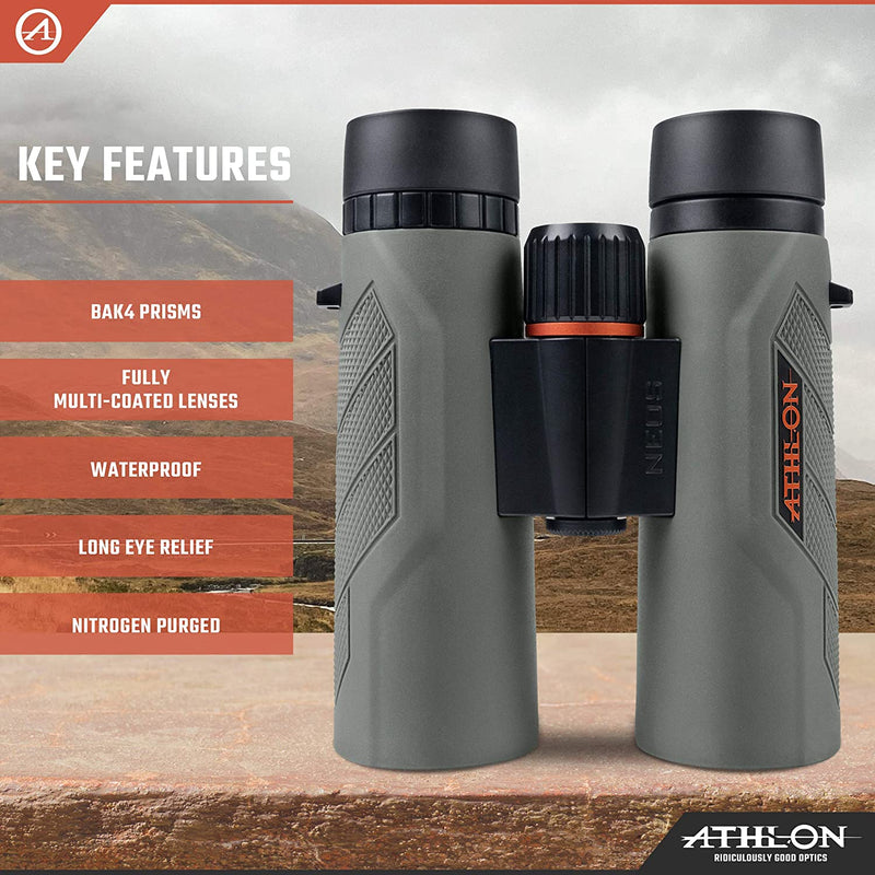 Athlon Optics Neos G2 8x42mm Roof Prism HD Binoculars