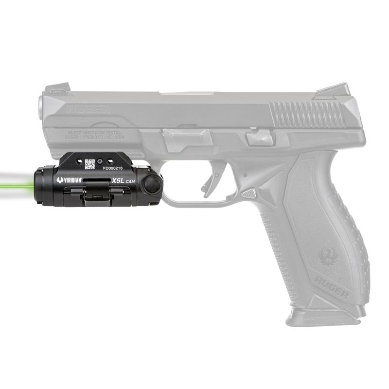 Viridian X5L Gen 3 Green Laser + Tactical Light + HD Camera