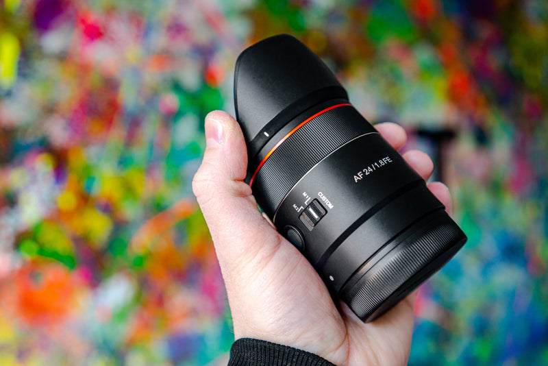 Rokinon 24mm F1.8 AF Compact Full Frame Wide Angle with Lens Station (Sony E)