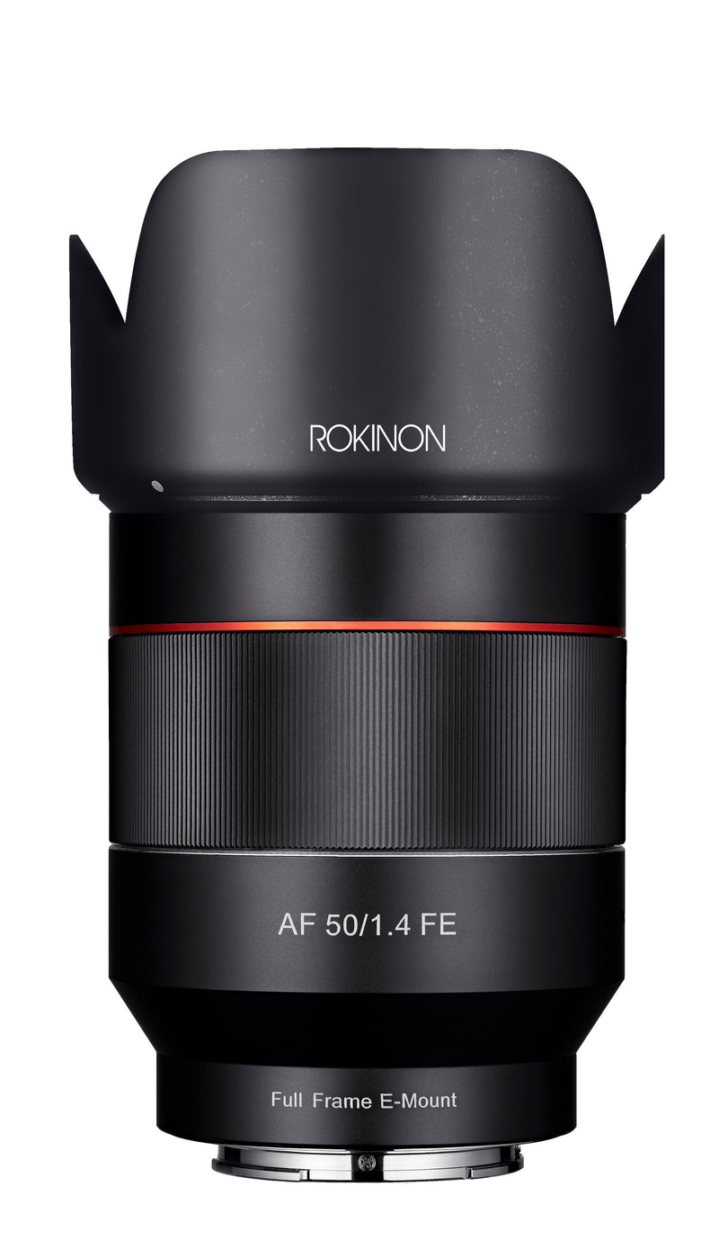 Rokinon 14, 35, 50mm Auto Focus Lens Bundle with Lens Station (Sony E)