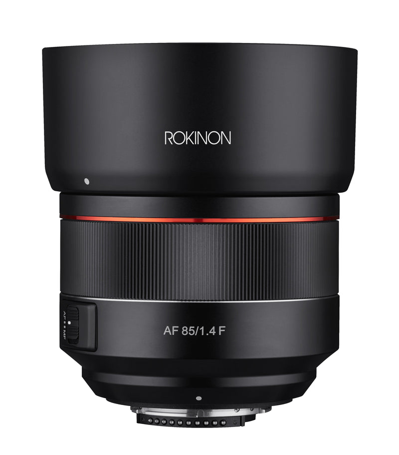 Rokinon 85mm F1.4 AF High Speed Full Frame Telephoto with Lens Station (Nikon F)