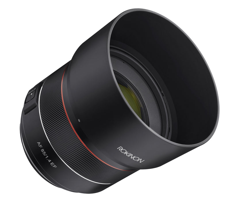 Rokinon 85mm F1.4 AF High Speed Full Frame Telephoto with Lens Station (Canon EF)