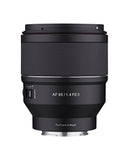 Samyang 85mm F1.4 AF Series II Full Frame Telephoto (Sony E)