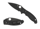 Spyderco Manix 2 Knife Tactical G-10 (3.375" Black) C101GPBBK2