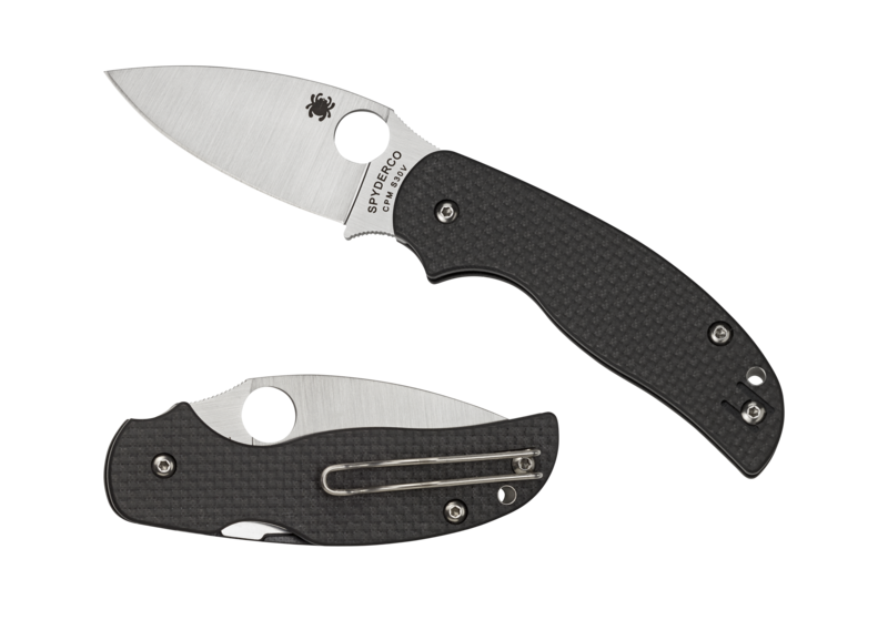 Spyderco Sage 5 Compression Lock Knife Carbon Fiber/G-10 (3" Satin) C123CFPCL