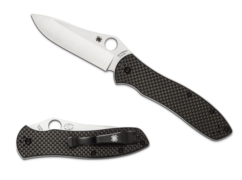 Spyderco Gayle Bradley 2 Folder Knife Carbon Fiber (3.6" Satin) C134CFP2