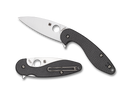 Spyderco Sliverax Compression Lock Knife CF/G-10 Laminate (3.5" Satin) C228CFP