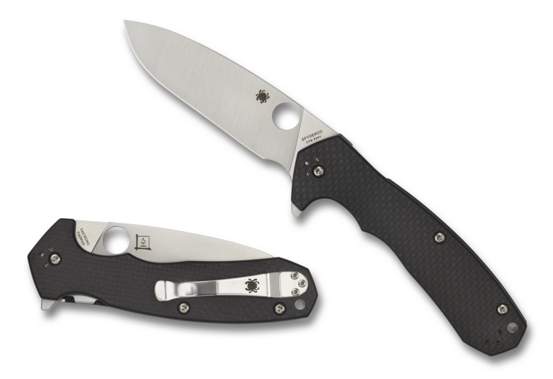 Spyderco Lai Amalgam Compression Lock Knife Carbon Fiber (3.8" Satin) C234CFP