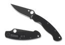 Spyderco Military Knife Black G-10 (4" Black S30V) C36GPBK