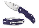 Spyderco Native 5 Knife Dark Blue G-10 (3" Satin CPM-S110V) C41GPDBL5