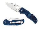 Spyderco Native 5 Lightweight Knife Dark Blue FRN (3" Satin CPM-S110V) C41PDBL5