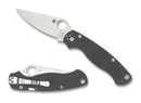 Spyderco Paramilitary 2 Knife Dark Gray G-10 (3.47" Satin Maxamet) C81GPDGY2